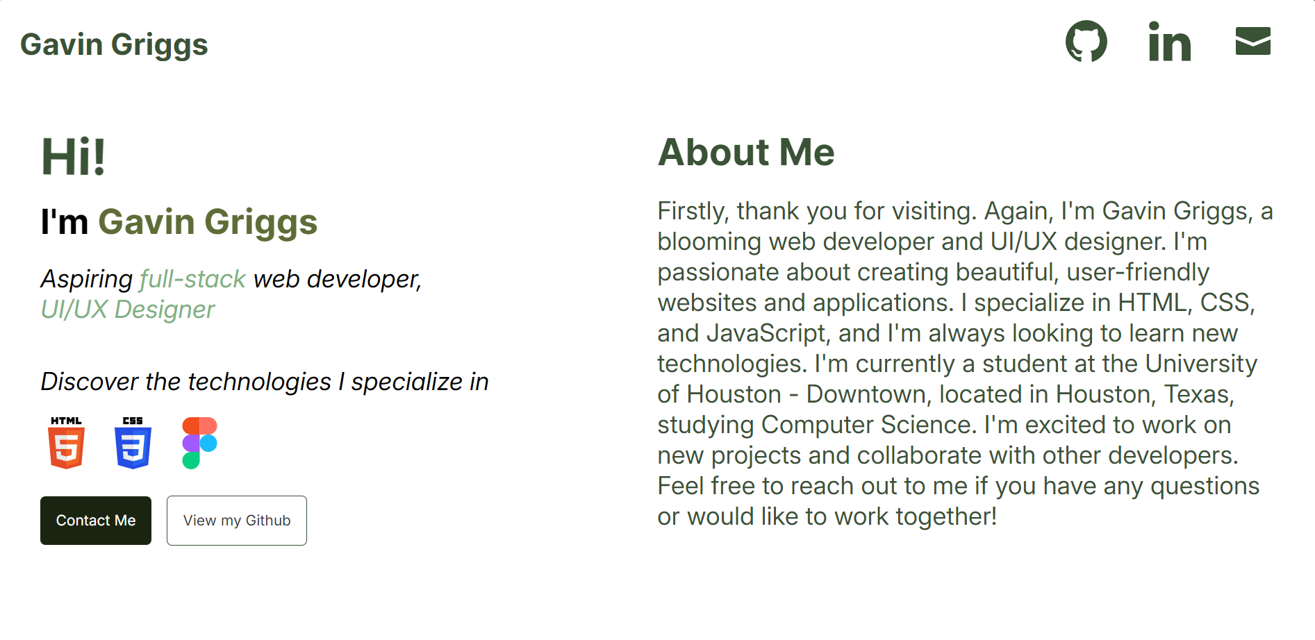 Portfolio Website